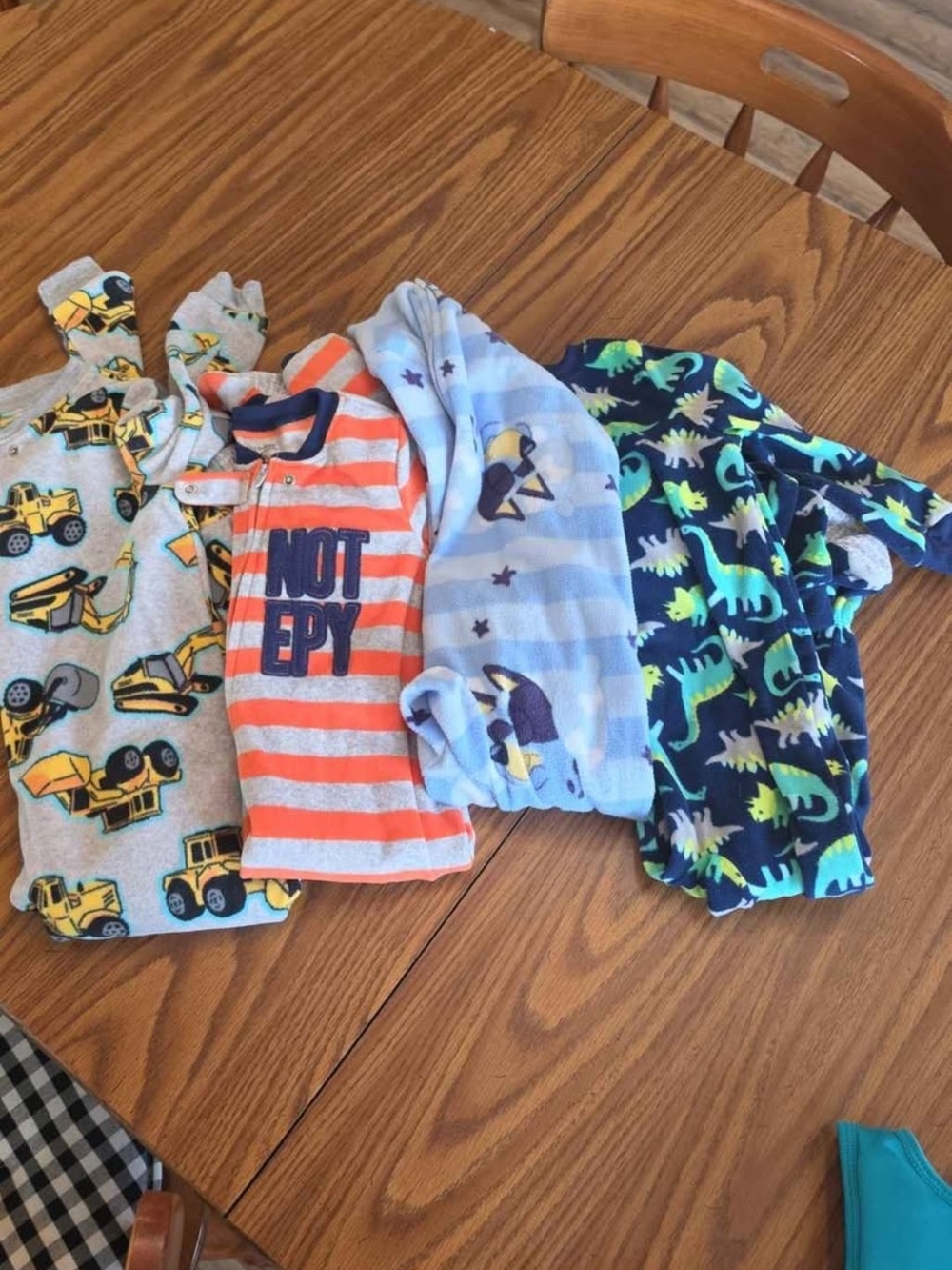 Kids' Cozy Pajamas. 2T, Flame Resistant